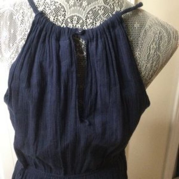 Old Navy, blue summer dress maxi - Picture 3 of 4